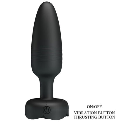 PRETTY LOVE - TARION ANAL PLUG COM LUZ LED PRETO 12,5 CM