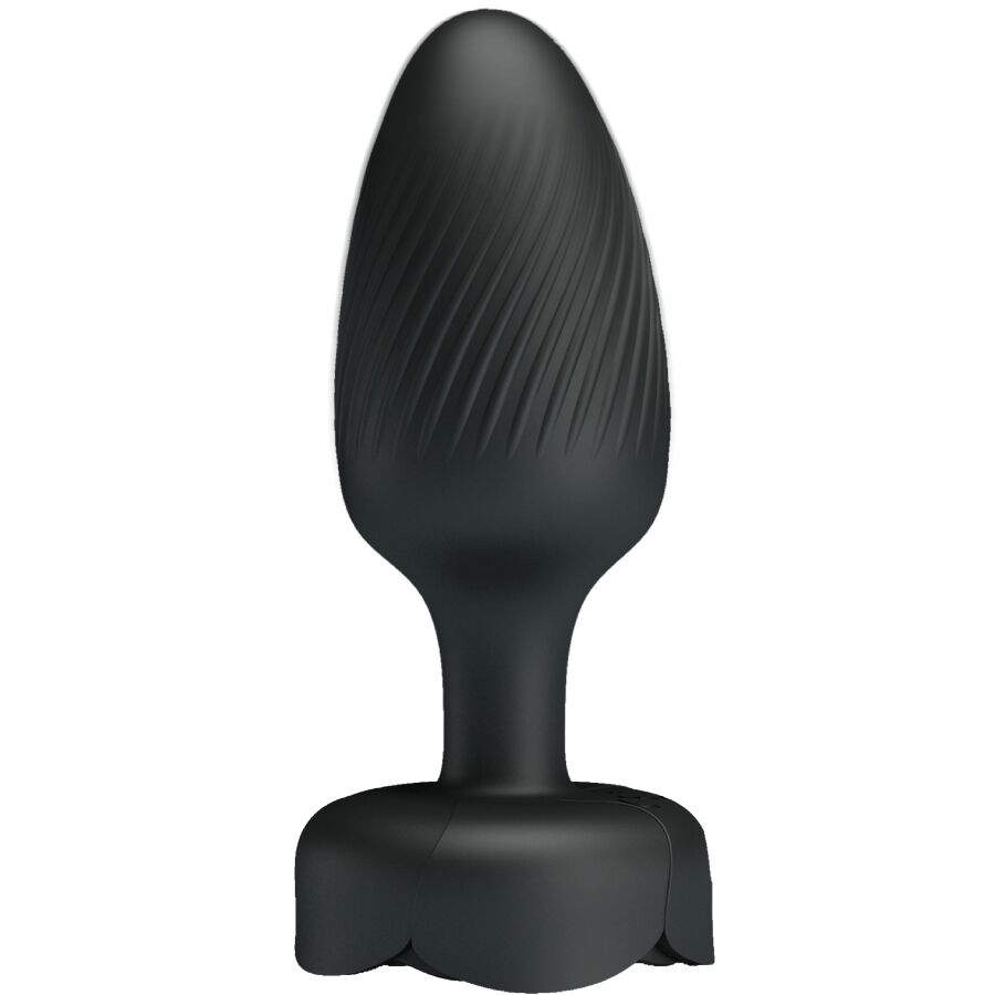 PRETTY LOVE - VARIAN ANAL PLUG COM LUZ LED PRETO 10,8 CM