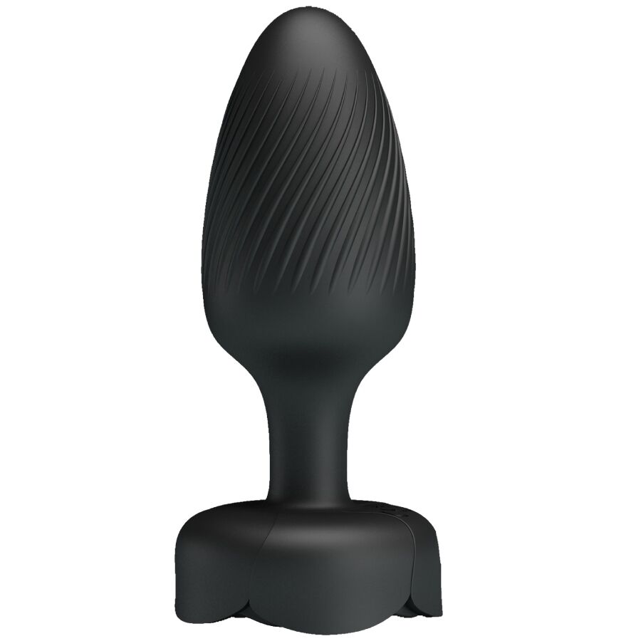 PRETTY LOVE - OSBORN PLUG ANAL COM LUZ LED PRETO 9,8 CM