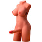 XISE - MIAH LADY BOY TORSO FEMININO COM DILDO COM VIBRAÇÃO E EMPURRAÇÃO 55 CM