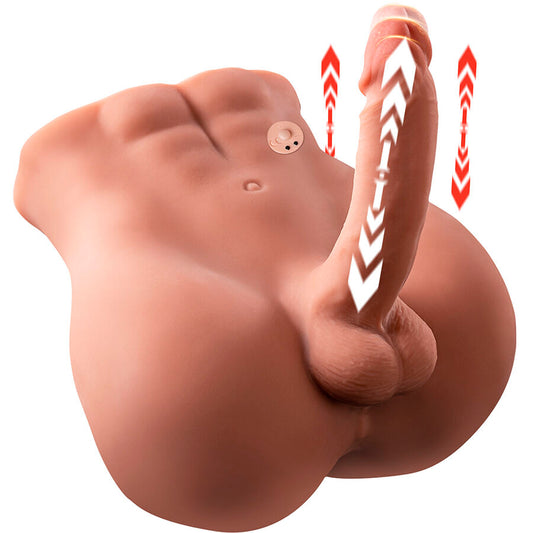 XISE - BERTLETT DILDO ASS DILDO REALISTA E MASTURBADOR ANUS POSIÇÃO FRONTAL COM EMPURRAÇÃO 18 CM