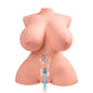 XISE - TORSO REALISTA DE IMPULSO PEQUENO COM VIBRAÇÃO FEMININA 40 CM