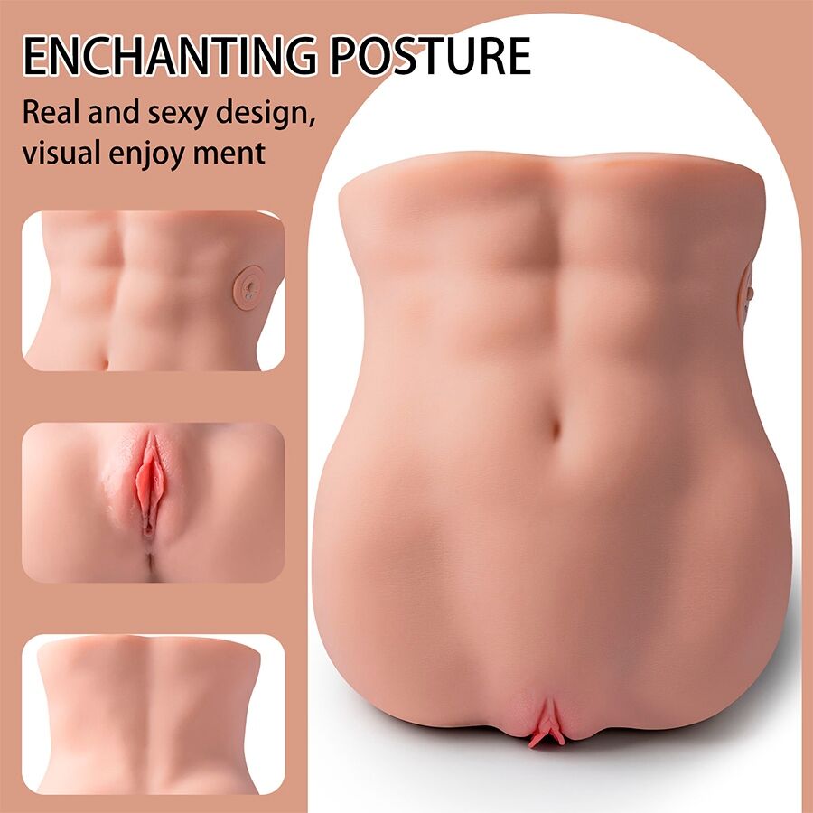 XISE - LYDIA MASTURBADOR VAGINAL FEMININO COM FUNÇÃO DE IMPULSO 25 CM