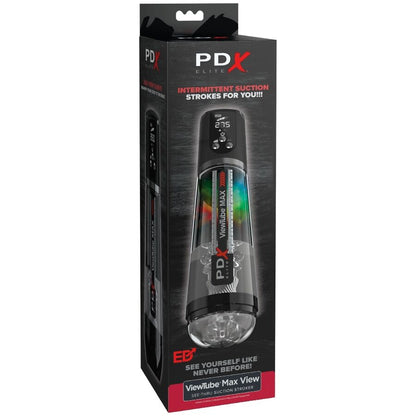 PDX ELITE - VIEWTUBE MAX VIEW MASTURNADOR AUTOMÁTICO COM SUCÇÃO TRANSPARENTE