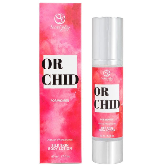 SECRETPLAY - LOÇÃO DE PELE DE SEDA DE ORQUÍDEA PARA MULHERES 50 ML