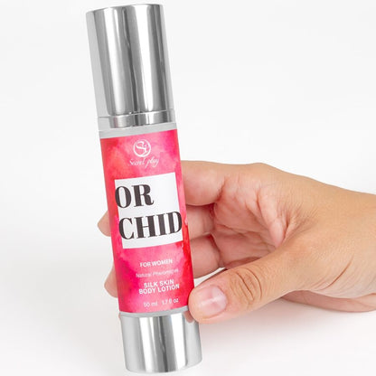 SECRETPLAY - LOÇÃO DE PELE DE SEDA DE ORQUÍDEA PARA MULHERES 50 ML