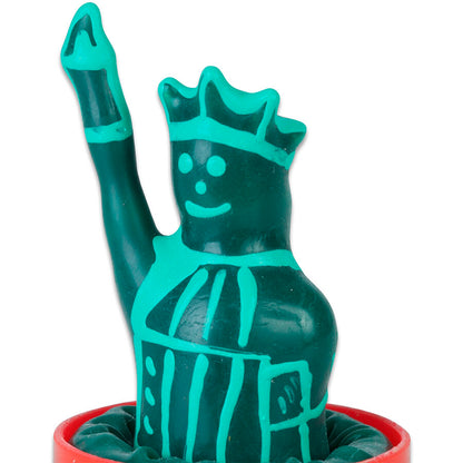 CONDOMERIE - PRESERVATIVOS NOVIDADES PINTADOS À MÃO ESTÁTUA DA LIBERDADE MODELO 1