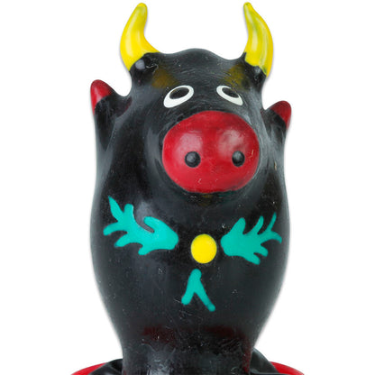 CONDOMERIE - PRESERVATIVOS NOVIDADE PINTADOS À MÃO BULL BLACK MODELO 1