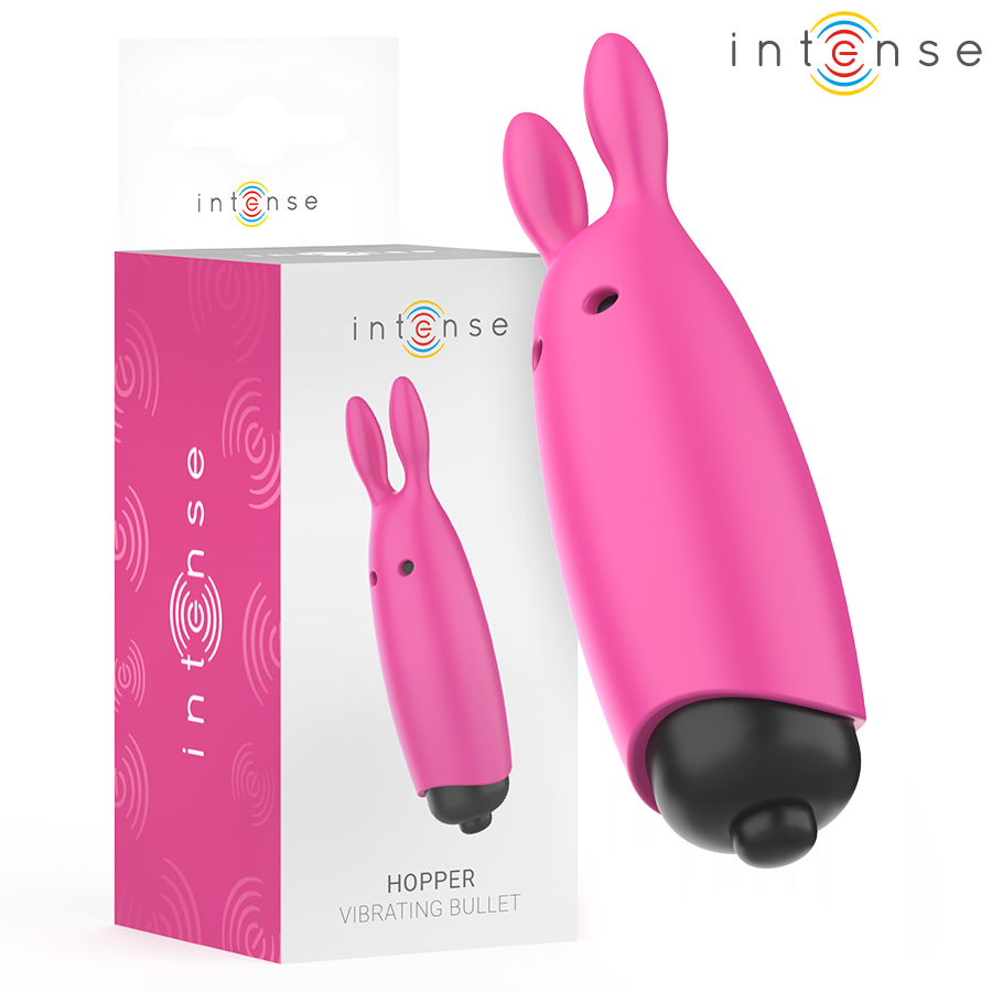 INTENSE - HOPPER BALA VIBRATÓRIA ROSA 8,3 X 2,4 CM