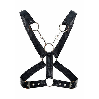MOB - DNGEON CROSSED BLACK CHAIN HARNESS TAMANHO ÚNICO