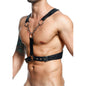 MOB - DNGEON CROSSED BLACK CHAIN HARNESS TAMANHO ÚNICO