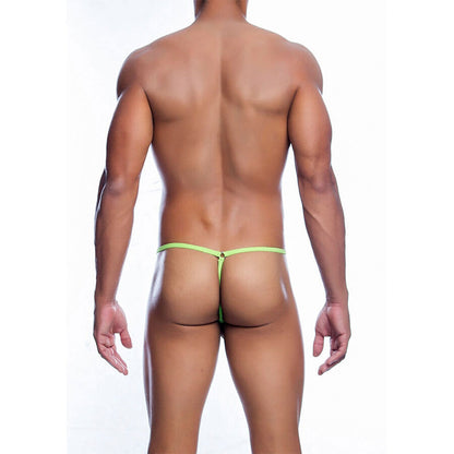 MOB - TANGA VERDE EM FORMATO DE LÁGRIMAS TAMANHO L/XL