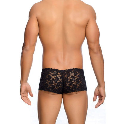 MOB - BOXER DE RENDA PRETA TAMANHO P/M