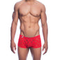 MOB - BOXER DE RENDA VERMELHA TAMANHO L/XL
