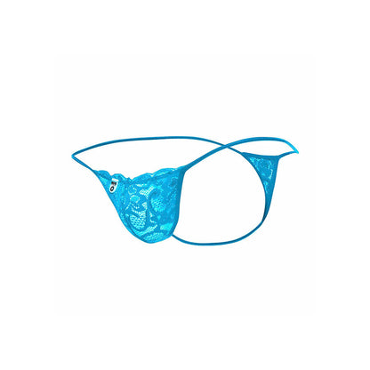 MOB - TANGA DE RENDA AQUA TAMANHO L/XL