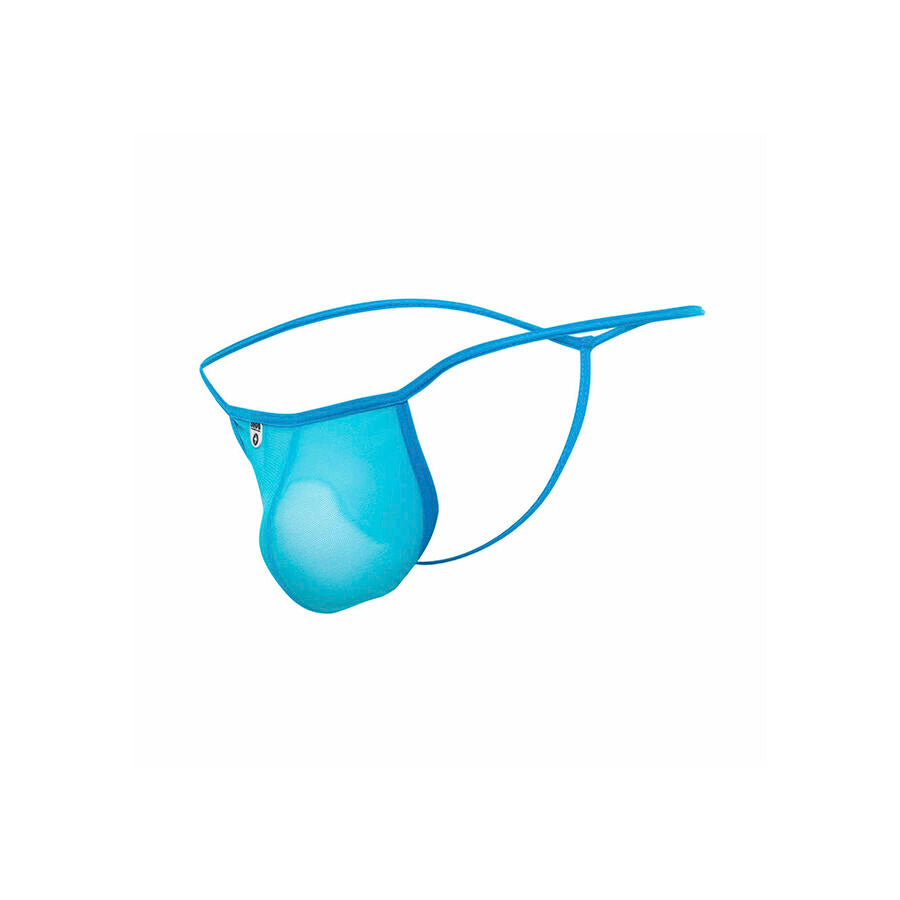 MOB - TANGA T-SHAPED TRANSPARENTE AQUA TAMANHO P/M