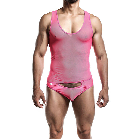 MOB - BODYSHEER ROSA TRANSPARENTE TAMANHO P/M