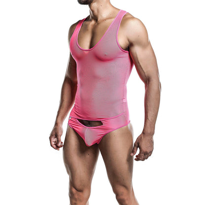 MOB - BODYSHEER ROSA TRANSPARENTE TAMANHO L/XL