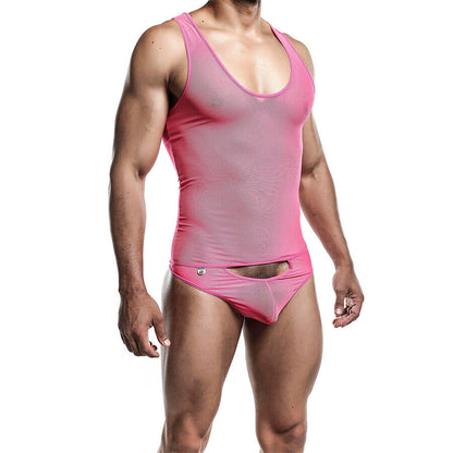 MOB - BODYSHEER ROSA TRANSPARENTE TAMANHO L/XL