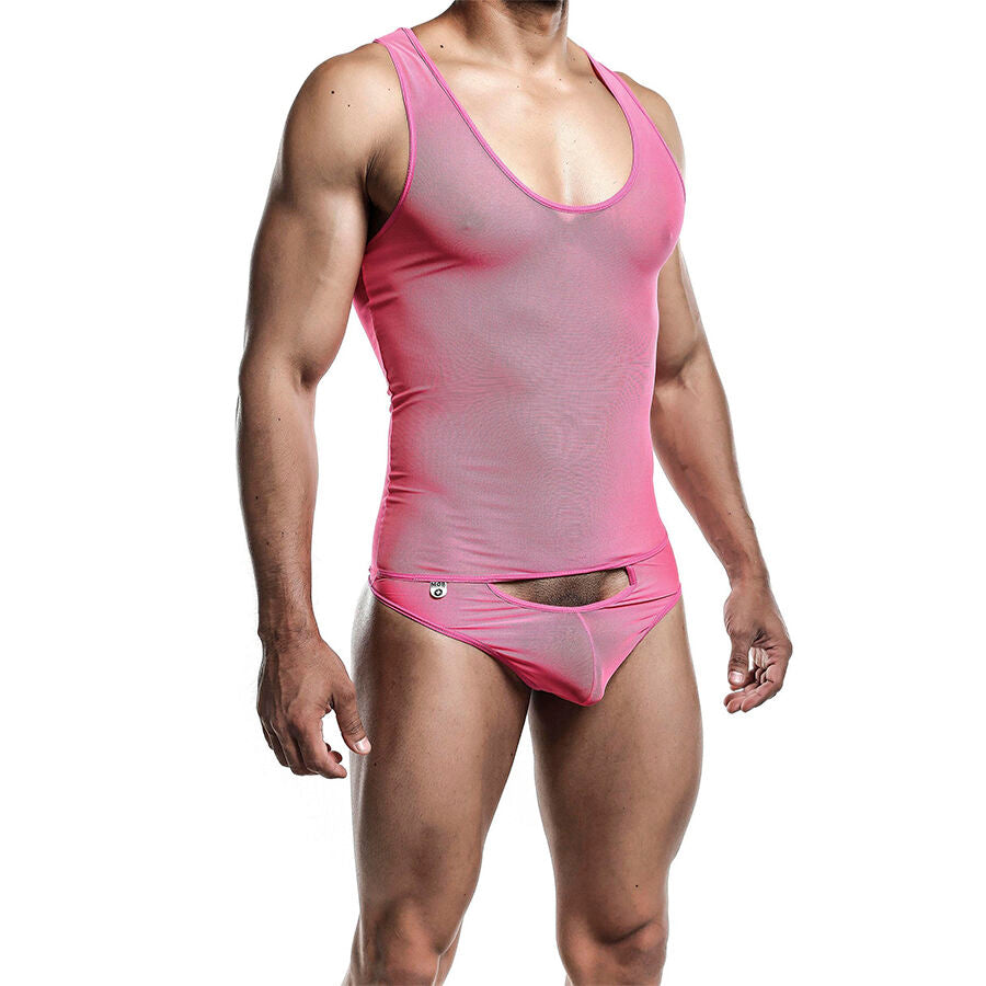 MOB - BODYSHEER ROSA TRANSPARENTE TAMANHO L/XL
