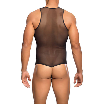 MOB - BODYSHEER PRETO TRANSPARENTE TAMANHO L/XL