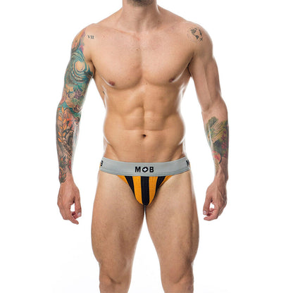 MOB - CALÇA CLASSIC JOCK STRIPE LARANJA TAMANHO M