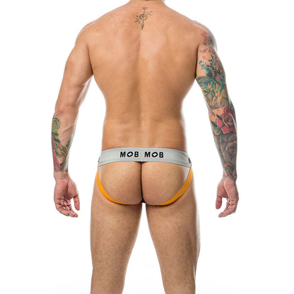 MOB - CALÇA CLASSIC JOCK STRIPE LARANJA TAMANHO M