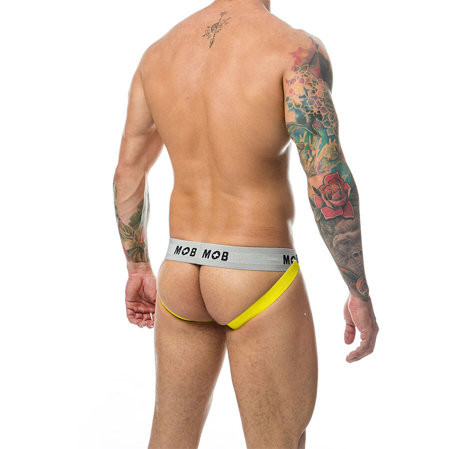 MOB - CALÇA CLASSIC JOCK STRIPE AMARELA TAMANHO P
