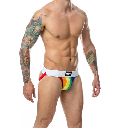 MOB - CALÇA CLASSIC JOCK STRIPE RAINBOW TAMANHO M