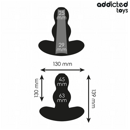 ADDICTED TOYS - PLUG ANAL OCO TAMANHO XL 13,9 CM