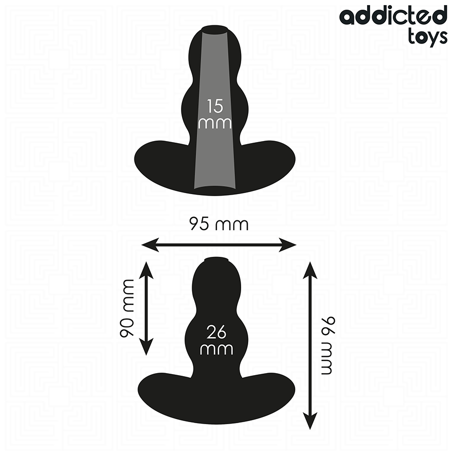 ADDICTED TOYS - PLUG ANAL OCO TAMANHO M 9,6 CM