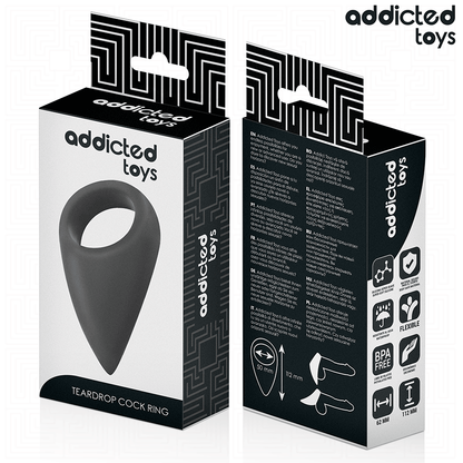 ADDICTED TOYS - ANEL DE PÊNIS EM FORMA DE LÁGRIMAS