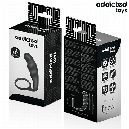 ADDICTED TOYS - PLUG ANAL COM ANEL MODELO 4