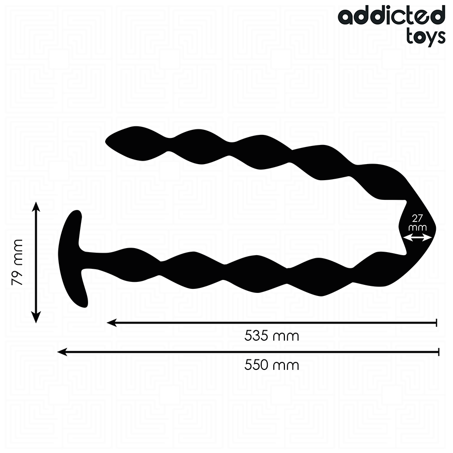 ADDICTED TOYS - PLUG ANAL EXTRA LONGO