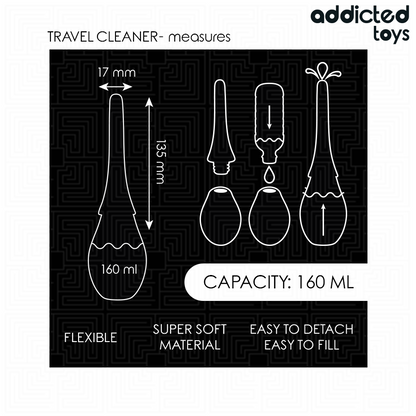 ADDICTED TOYS - LIMPADOR DE VIAGEM MODELO 3