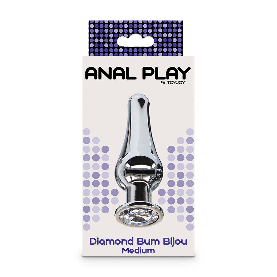 TOYJOY - PLUG ANAL MÉDIO DIAMOND BUM BIJOU ANAL PLAY