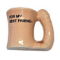 DIABLO PICANTE – CANECA MAGNET DE CERÂMICA COM ALÇA DE PÊNIS “PARA MEU MELHOR AMIGO”