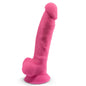 SILEXD - MODELO 1 PÊNIS REALISTA PREMIUM SILICONE SILEXPAN ROSA FLUORESCENTE 17,5 CM