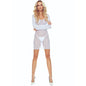 PASSION - BS110 BODYSTOCKING PONTOS BRANCOS