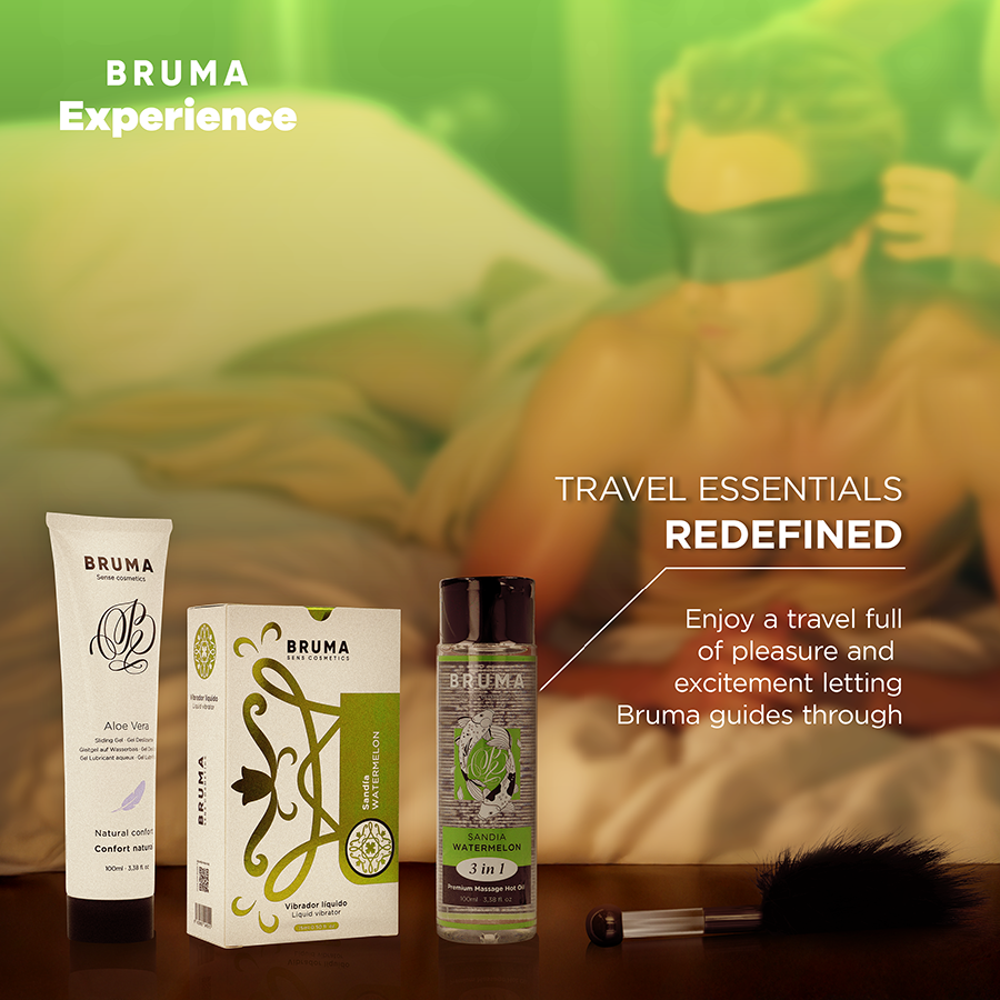 BRUMA XPERIENCE - KIT DOCE TENTAÇÃO MELANCIA VIBRO-ORGÁSMICA