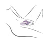 ROCKS-OFF - VIBRADOR GLO-GIRL PURPLE RABBIT