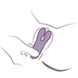 ROCKS-OFF - VIBRADOR FLEXÍVEL GLO-GIRL BUNNY ROXO