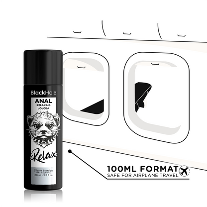 BLACK HOLE - JOJOBA RELAXANTE ANAL BASE DE SILICONE 100 ML