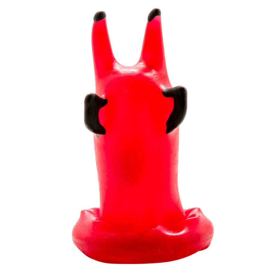 CONDOMERIE - PRESERVATIVOS NOVIDADES PINTADOS À MÃO RED DEVIL