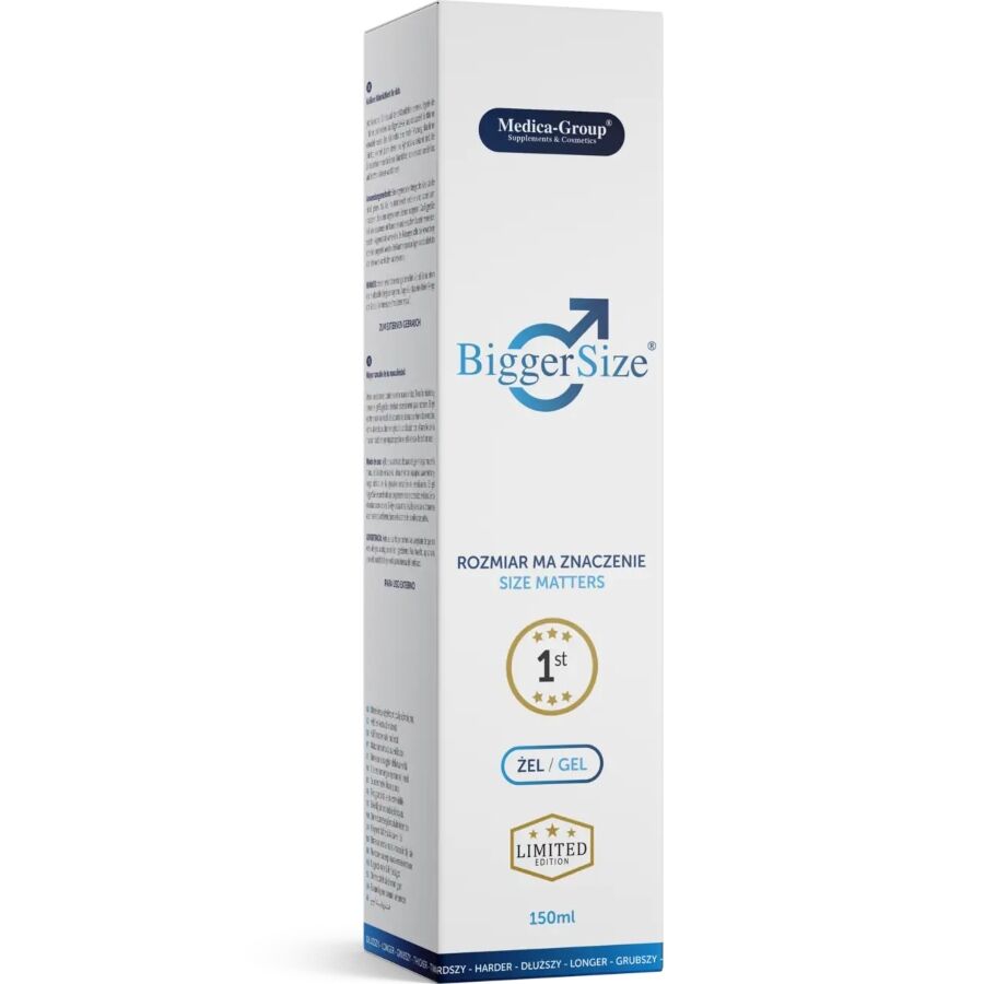 MEDICA GROUP - GEL ÍNTIMO DE TAMANHO MAIOR PARA HOMENS 150 ML