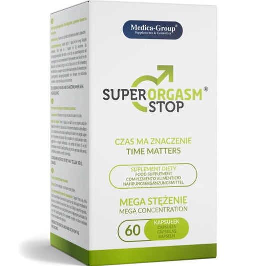 MEDICA GROUP - SUPER ORGASMO PARAR DE RETARDAR PARA HOMENS 60 CÁPSULAS