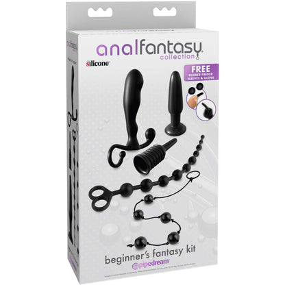 ANAL FANTASY ELITE COLLECTION - KIT ANAL FANTASY PARA INICIANTES PRETO - Infernum Store