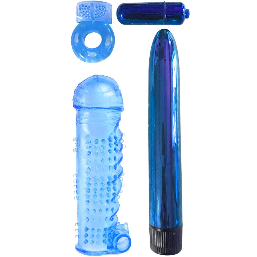 CLASSIX - KIT PARA CASAIS DE PRAZER SUPREMO AZUL - Infernum Store