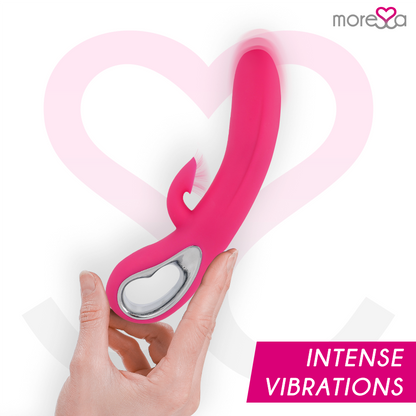 MORESSA - DUSTIN SUCÇÃO CLITÓRICA E VIBRAÇÃO PODEROSA SILICONE PREMIUM RECARREGÁVEL