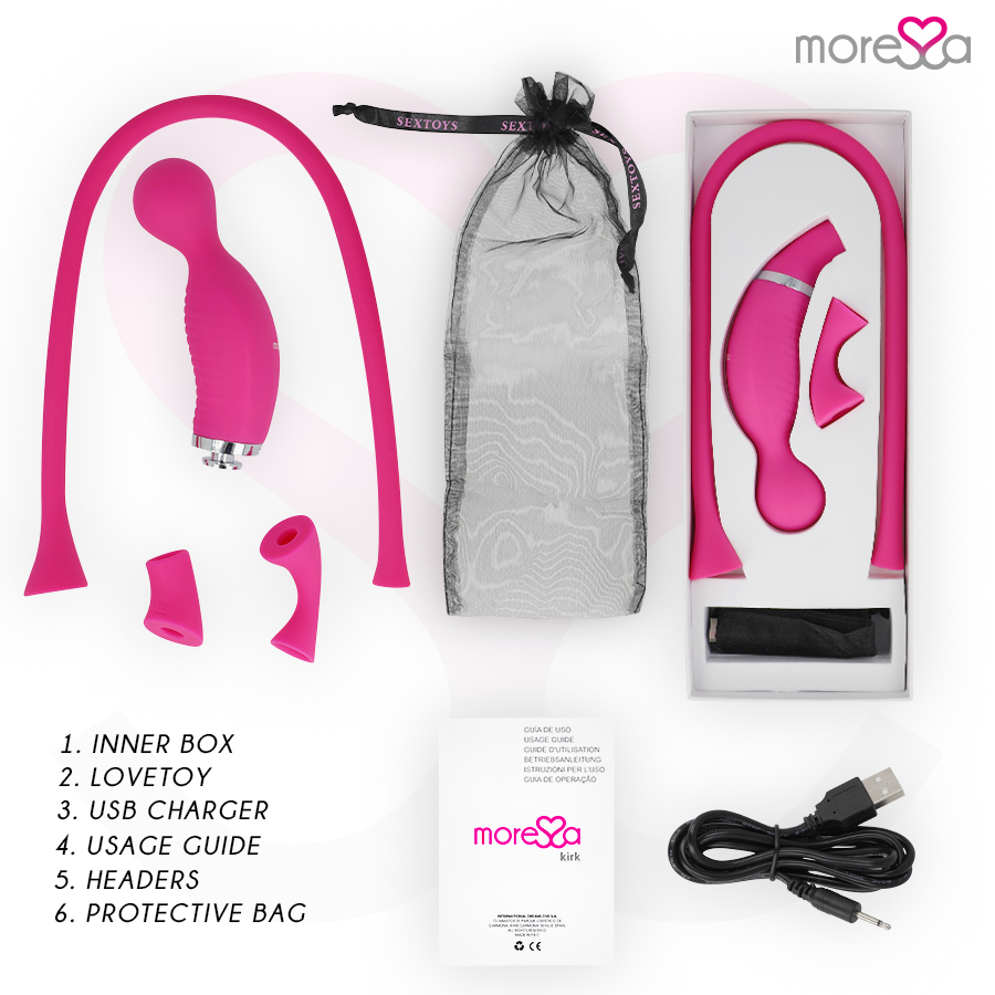 MORESSA - KIRK PREMIUM SILICONE RECARREGVEL